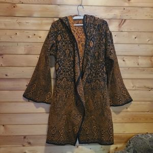 Orange Pixie Psychedelic Paisley Coat